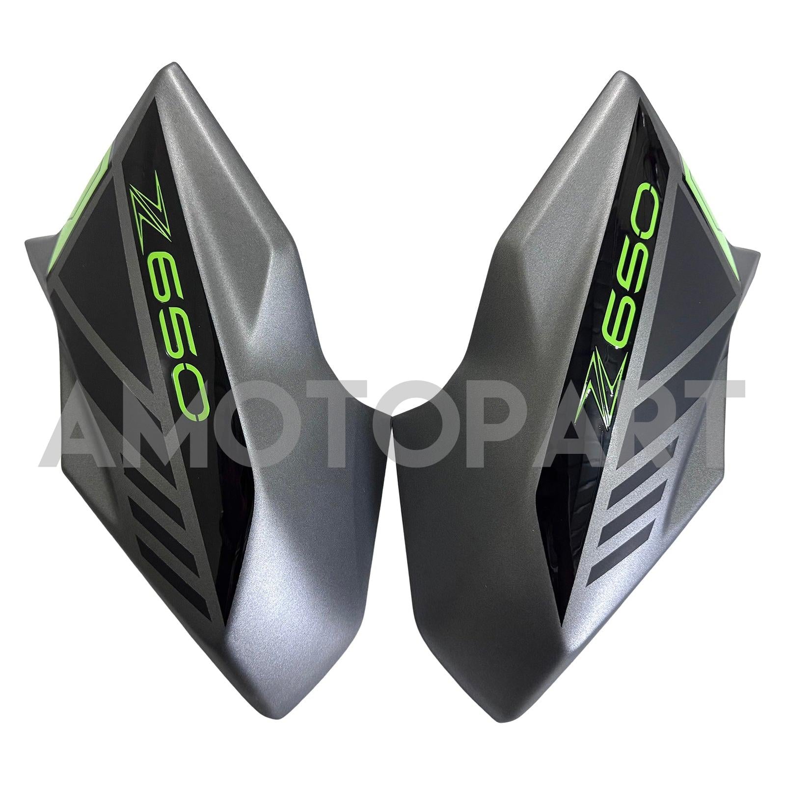 Amotopart 2020-2023 KAWASAKI Z650 Black Green Failing Kit