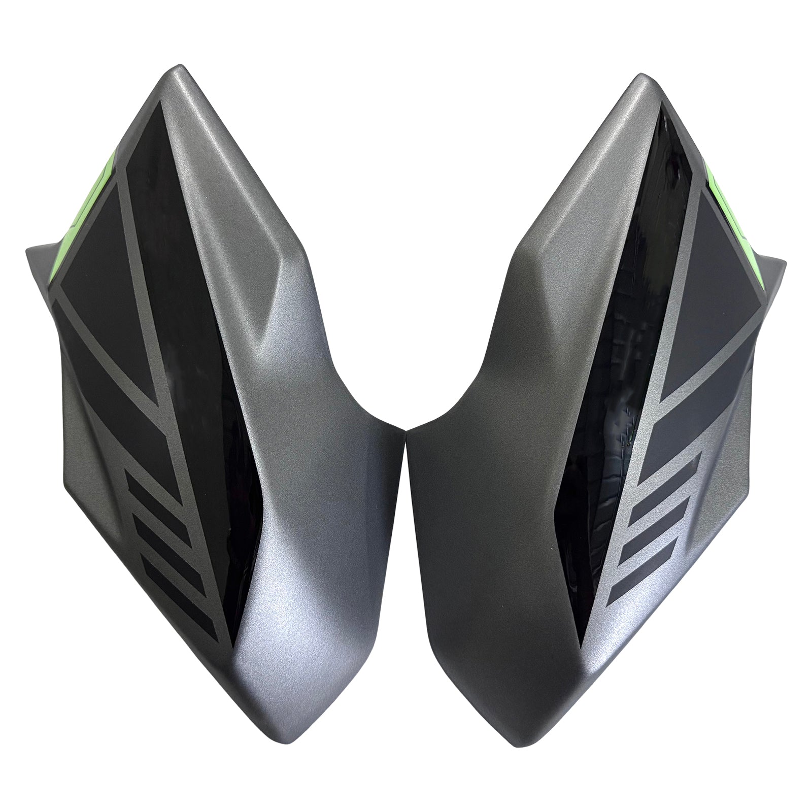 Amotopart 2020-2023 Kawasaki Z650 Black Green Fairing Kit