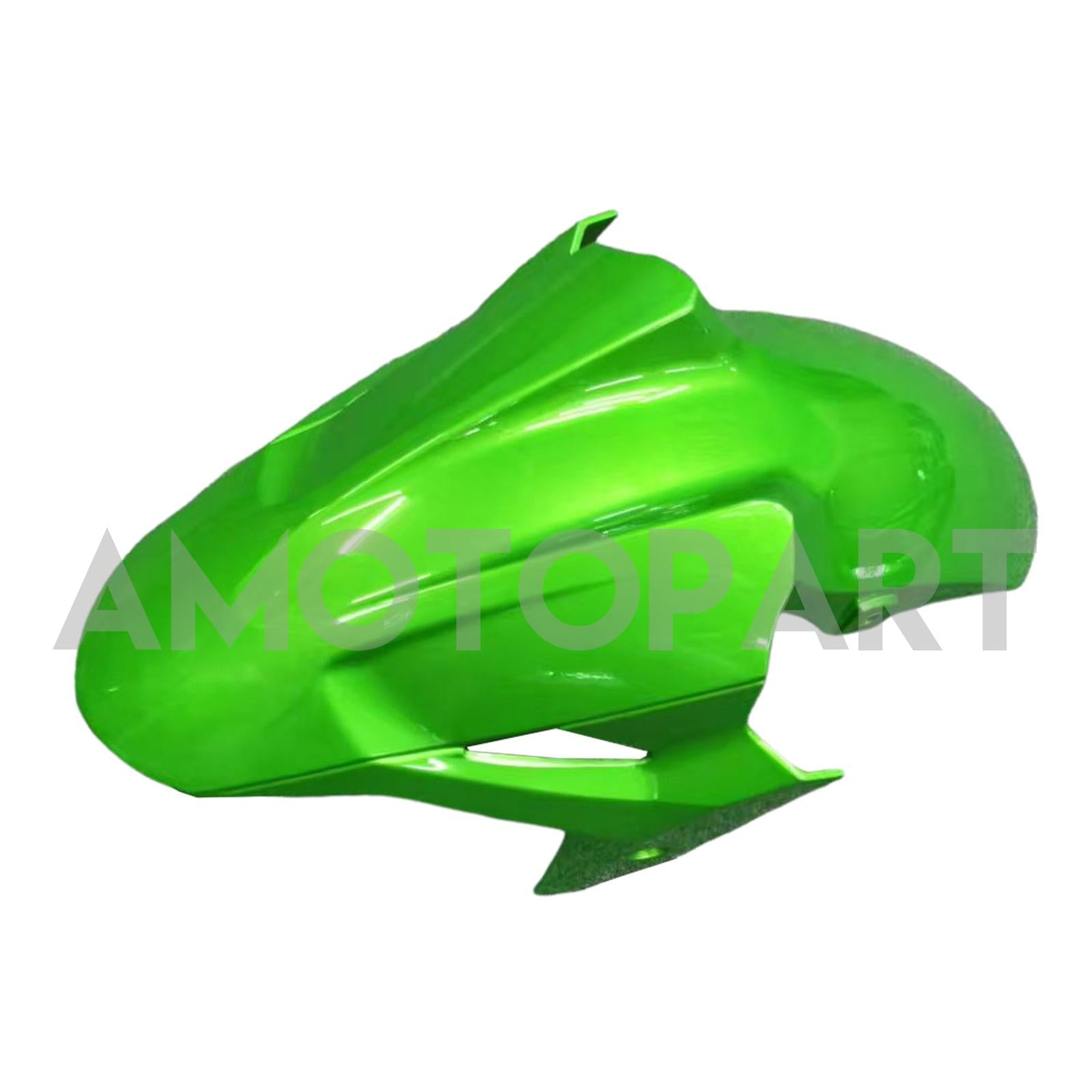 Amotopart 2024-2025 Kawasaki Ninja 500 White Green Black Fairing Kit