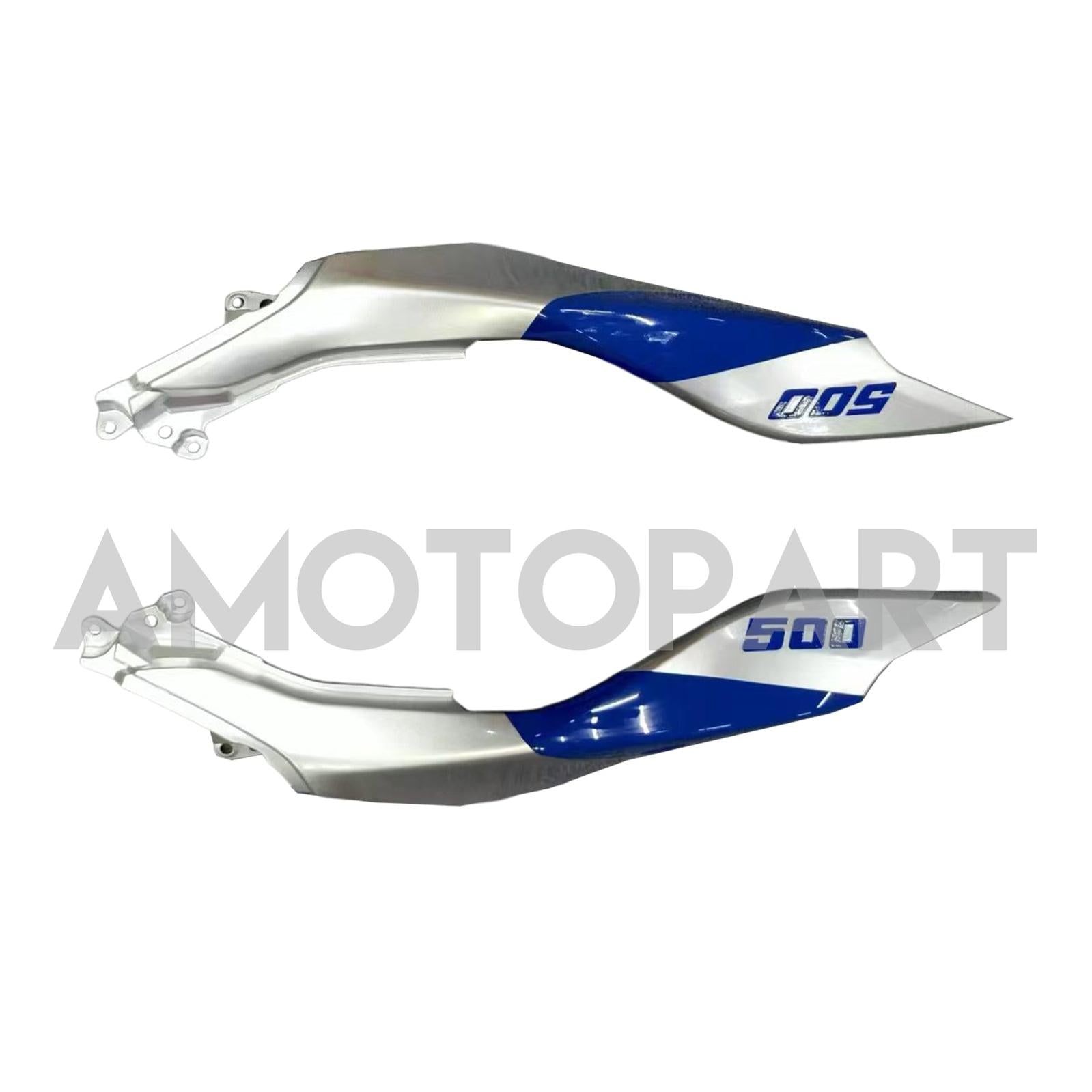 Amotopart 2024-2025 Kawasaki Ninja 500 White Green Black Fairing Kit
