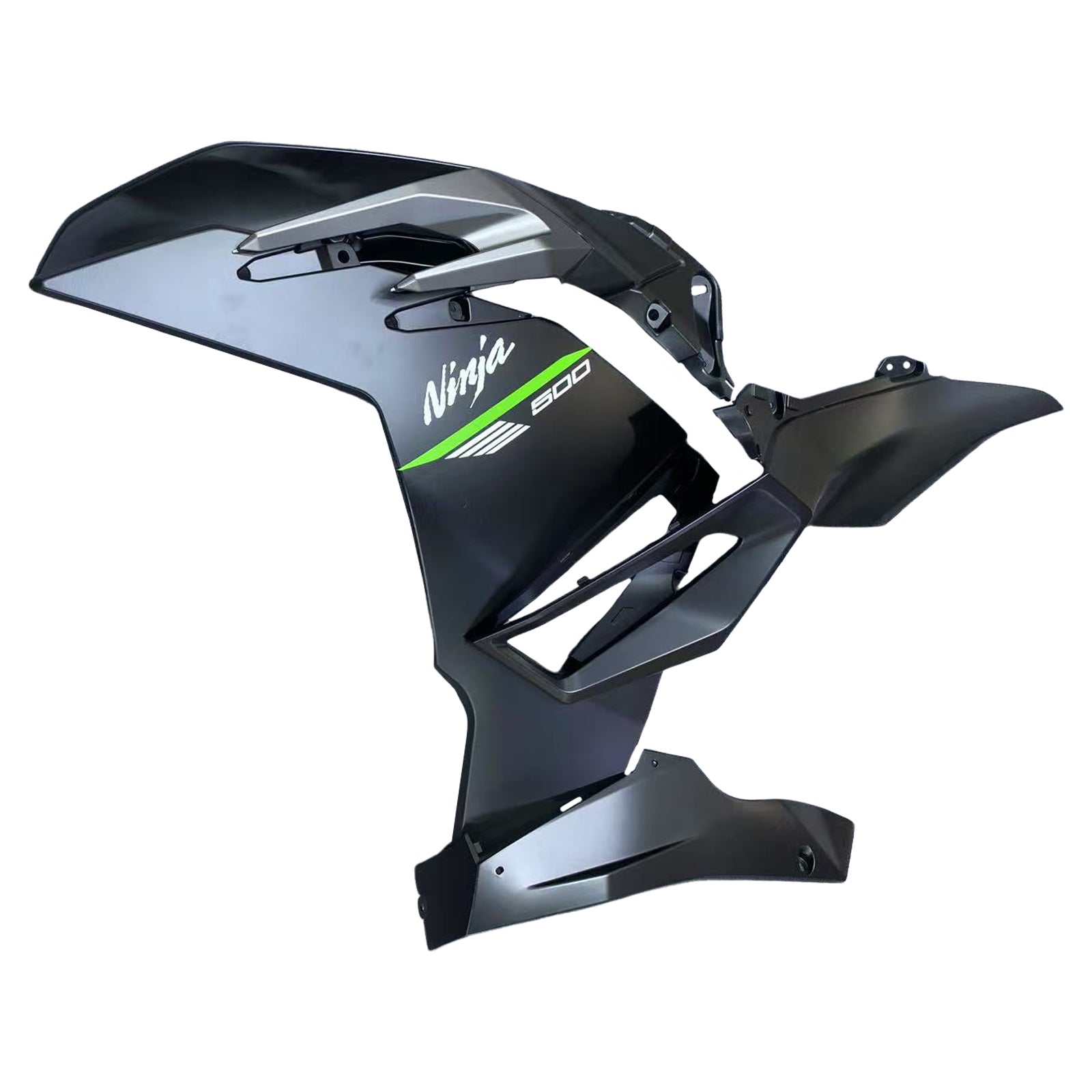 Amotopart 2024-2026 Kawasaki Ninja 500 Matte Black Fairing Kit