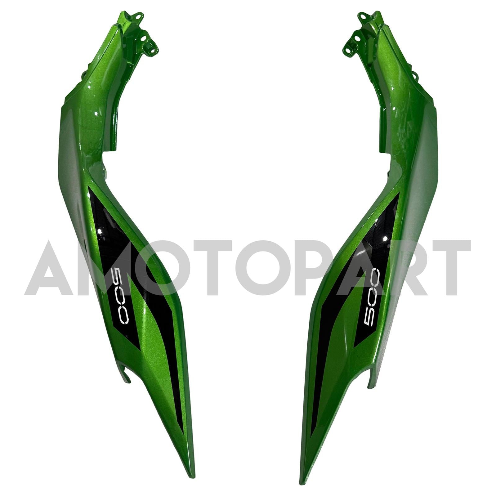 Amotopart 2025-2026 Kawasaki Z500 Green Fairing Kit