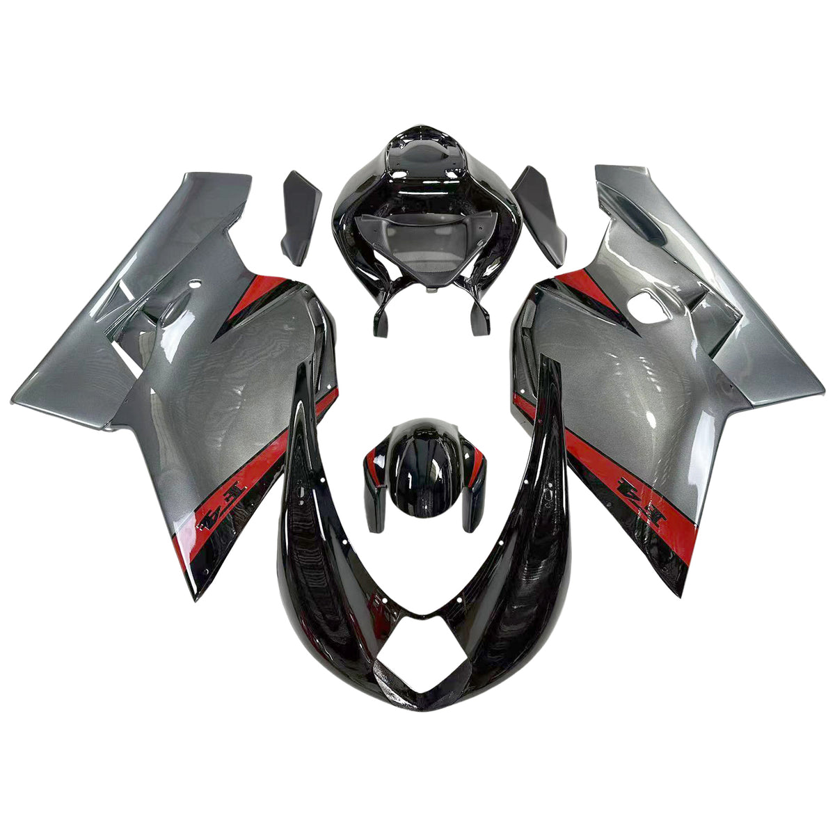 Amotopart 2005-2006 MV Agusta F4 1000 Grey&Black Fairing Kit