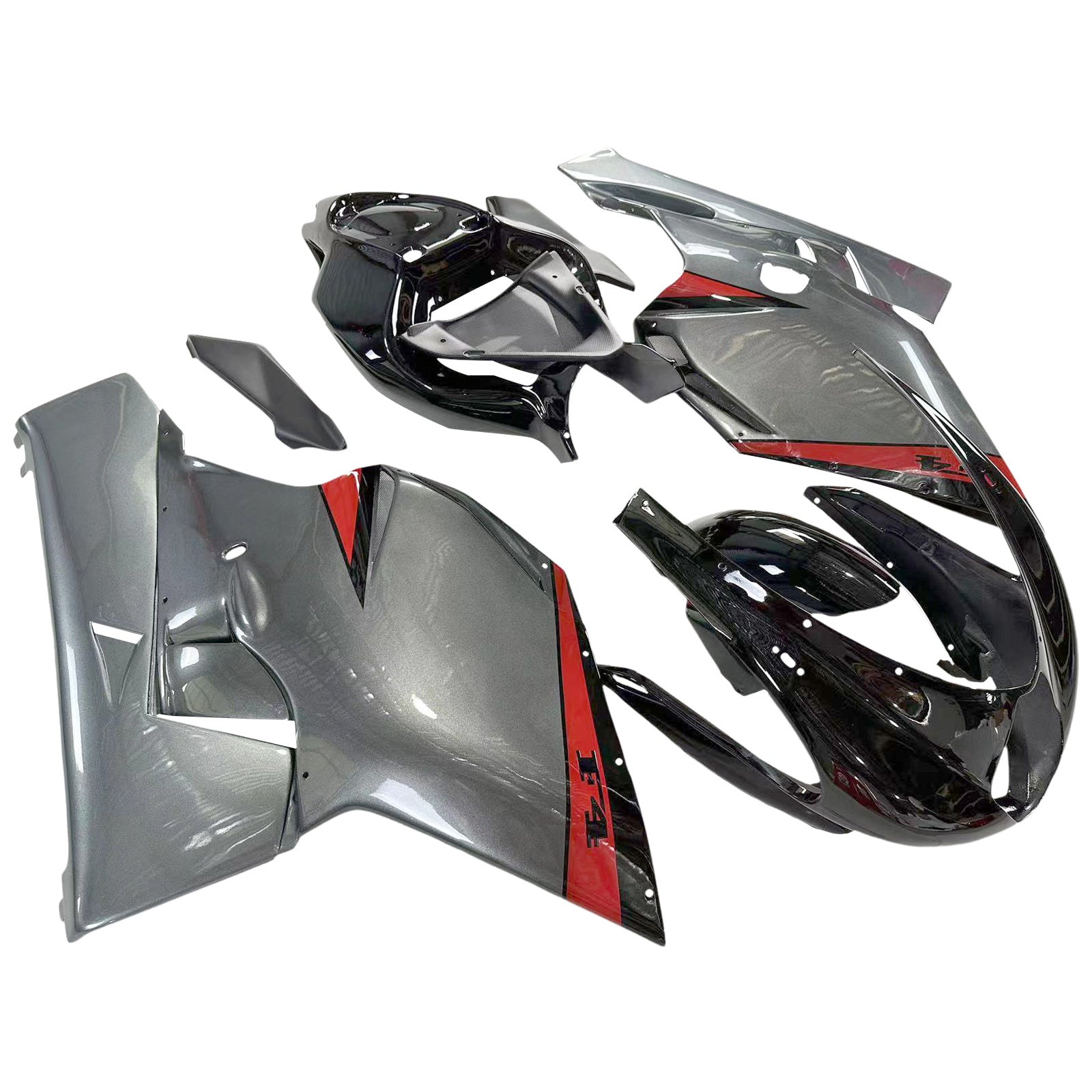 Amotopart 2005-2006 MV Agusta F4 1000 Grey&Black Fairing Kit