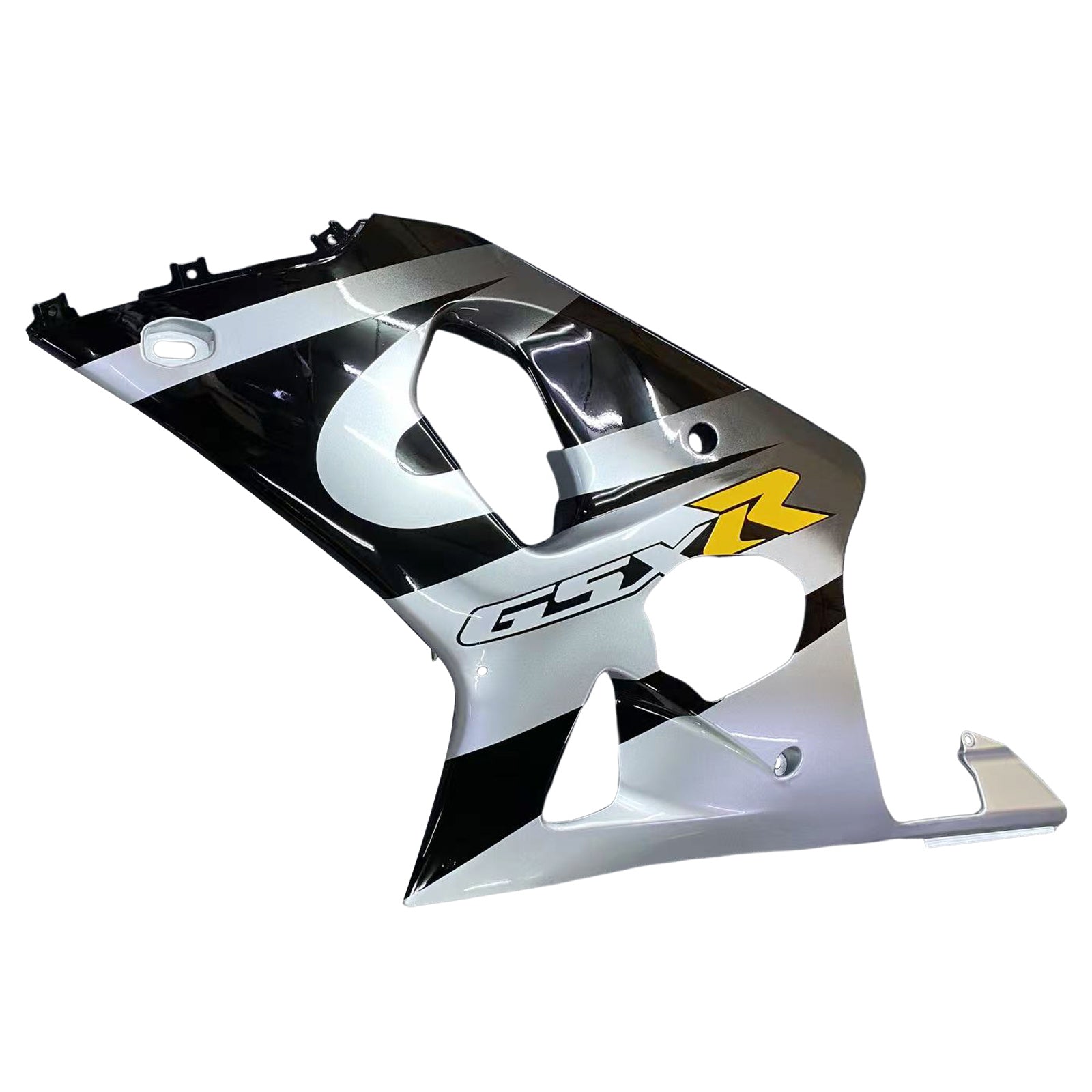 Amotopart 2000-2002 Suzuki GSXR1000 Fairing Black&Sliver Kit