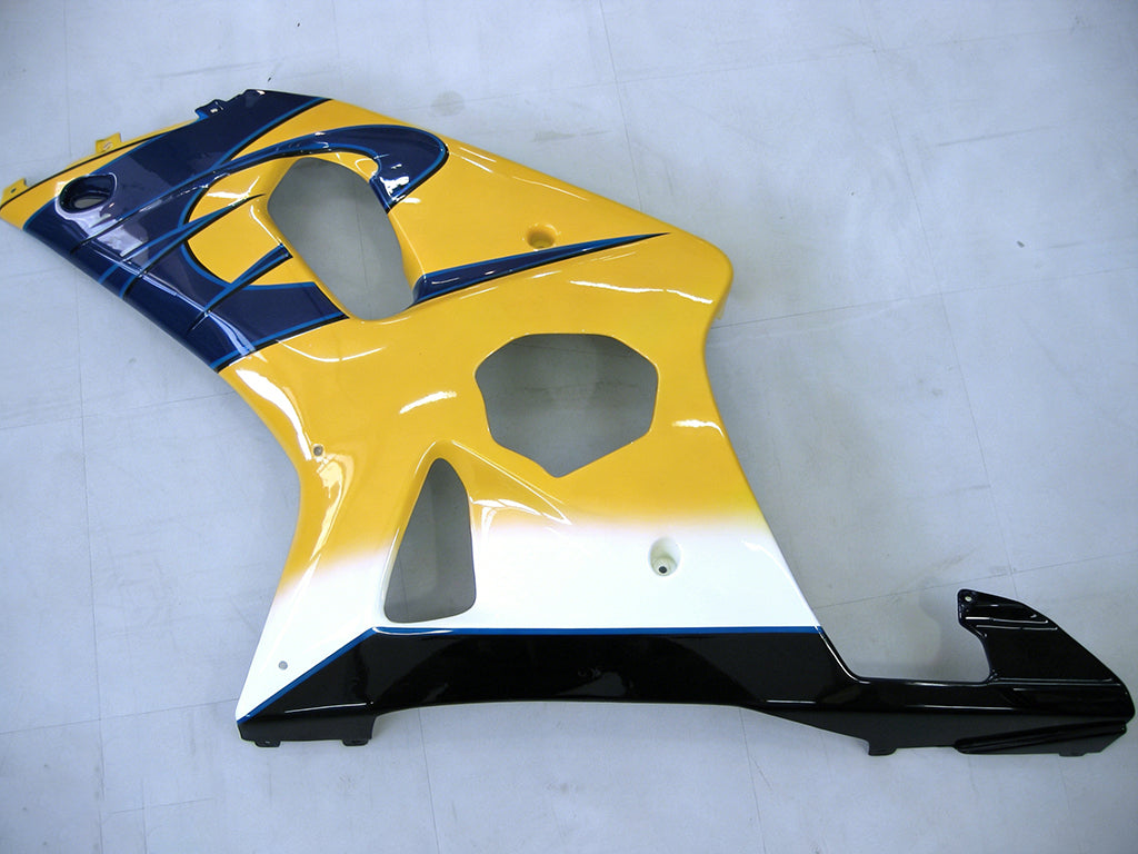 Amotopart 2000-2002 Suzuki GSXR1000 Fairing Yellow Moon Kit