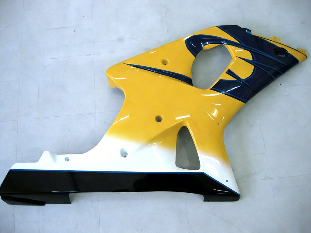 Amotopart 2000-2002 Suzuki GSXR1000 Fairing Yellow Moon Kit