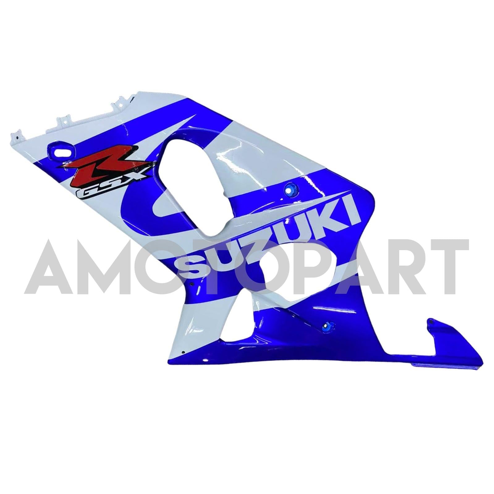 Amotopart 2000-2002 Suzuki GSXR1000 Verkleidung Blau&Weißes Style1-Set