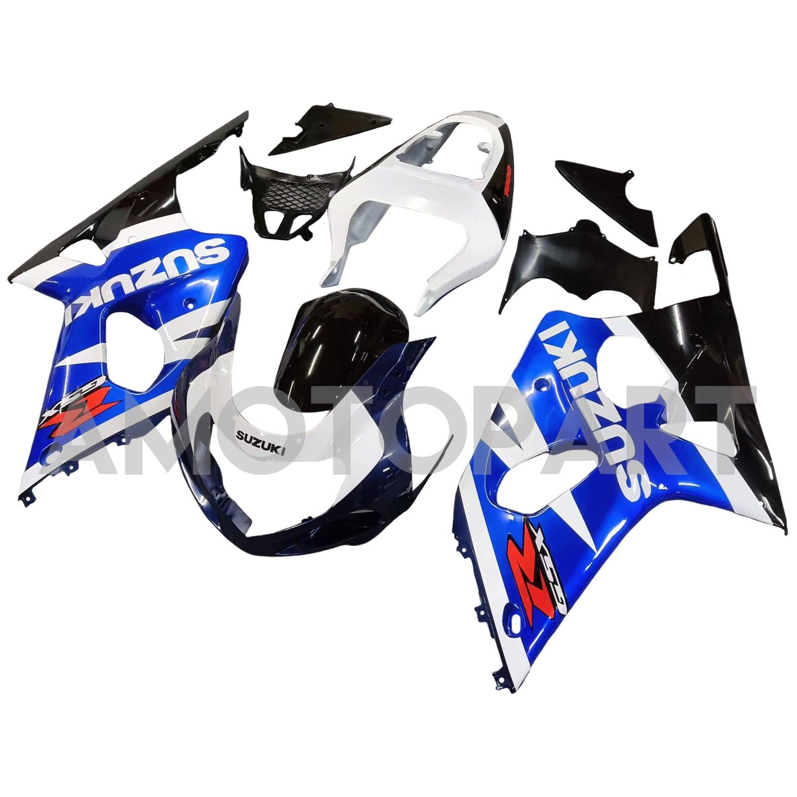 Amotopart 2000-2002 Suzuki GSXR1000 Verkleidung Blue Kit