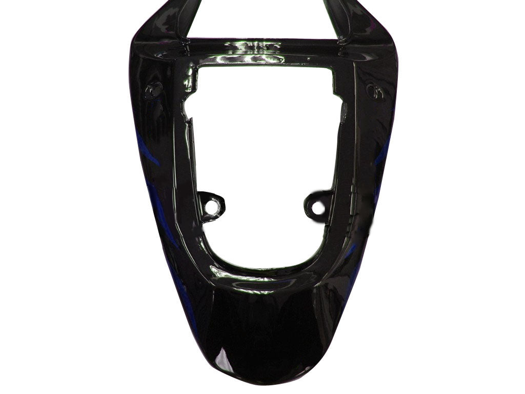 Amotopart 2000-2002 Suzuki GSXR1000 Fairing Black&Blue Flame Kit