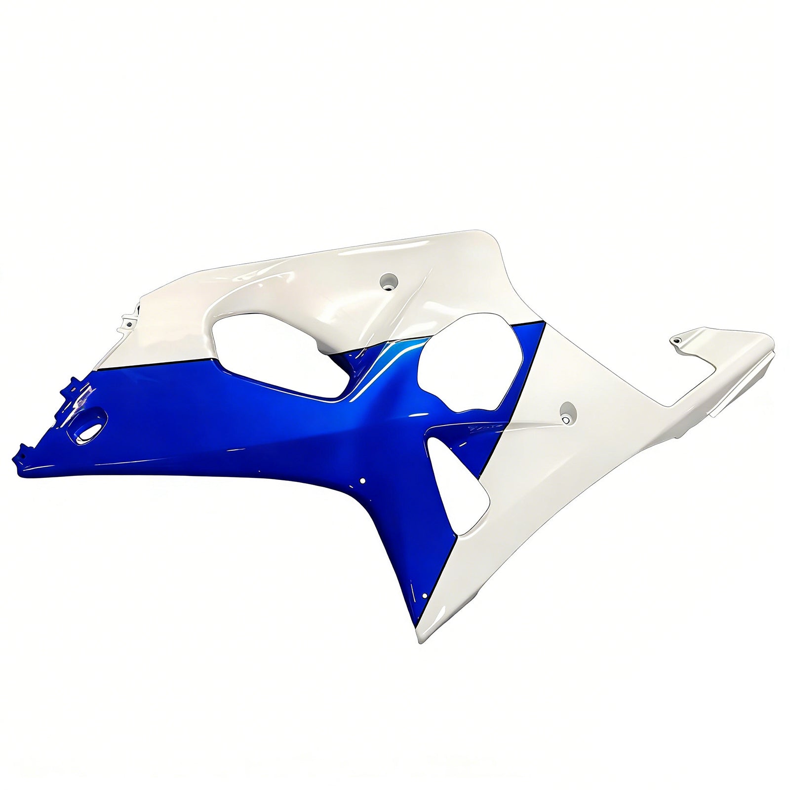 Amotopart 2000-2002 Suzuki GSXR1000 Fairing White&Blue Kit