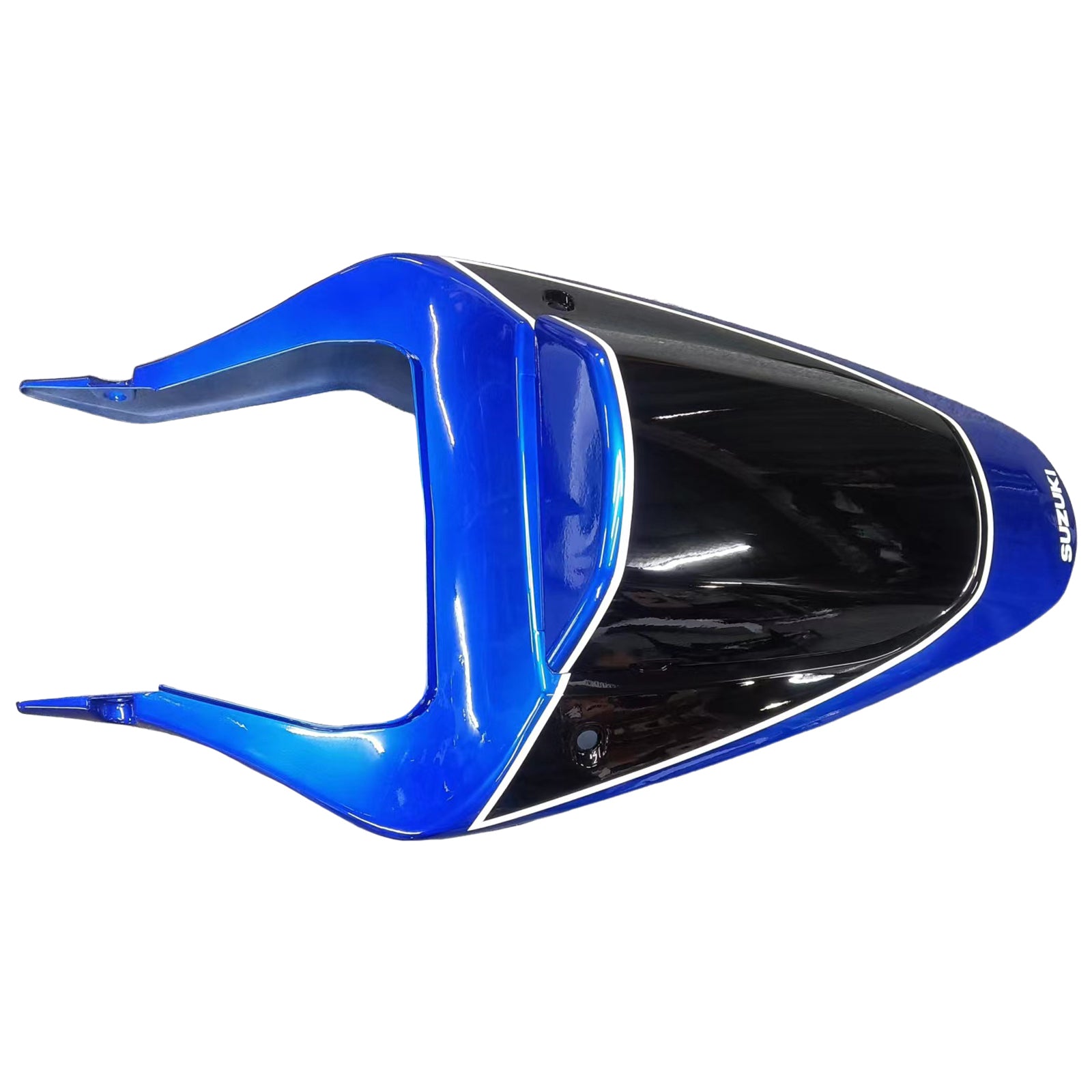 Amotopart Suzuki 2000-2002 GSXR1000 Blue with White Fairing Kit