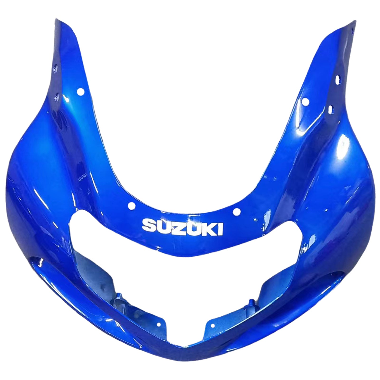 Amotopart Suzuki 2000–2002 GSXR1000 Blau mit weißem Verkleidungsset