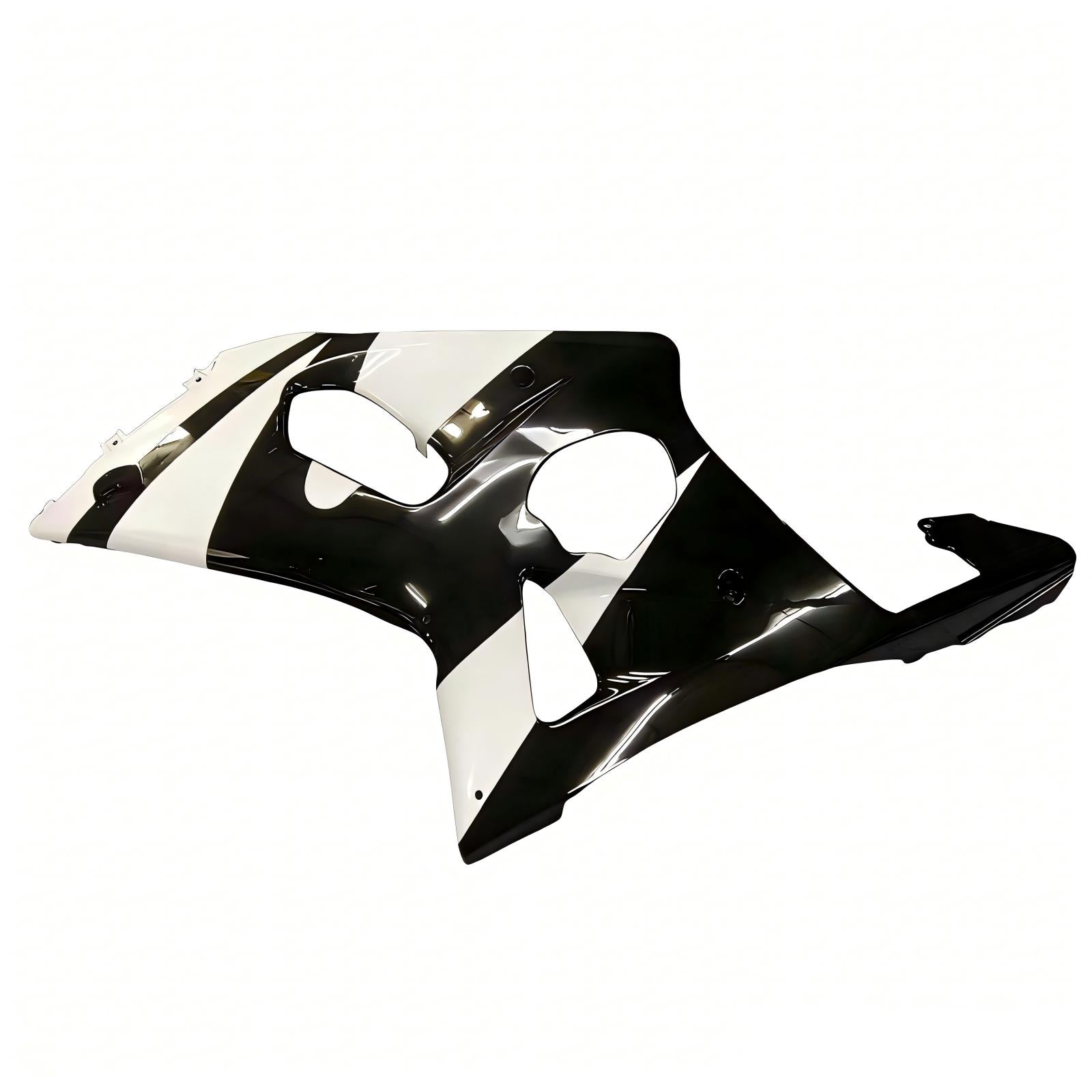 Amotopart Suzuki 2000-2002 GSXR1000 Wit Black Fairing Kit