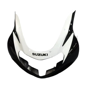 Amotopart Suzuki 2000–2002 GSXR1000 Weiß Schwarz Verkleidungsset