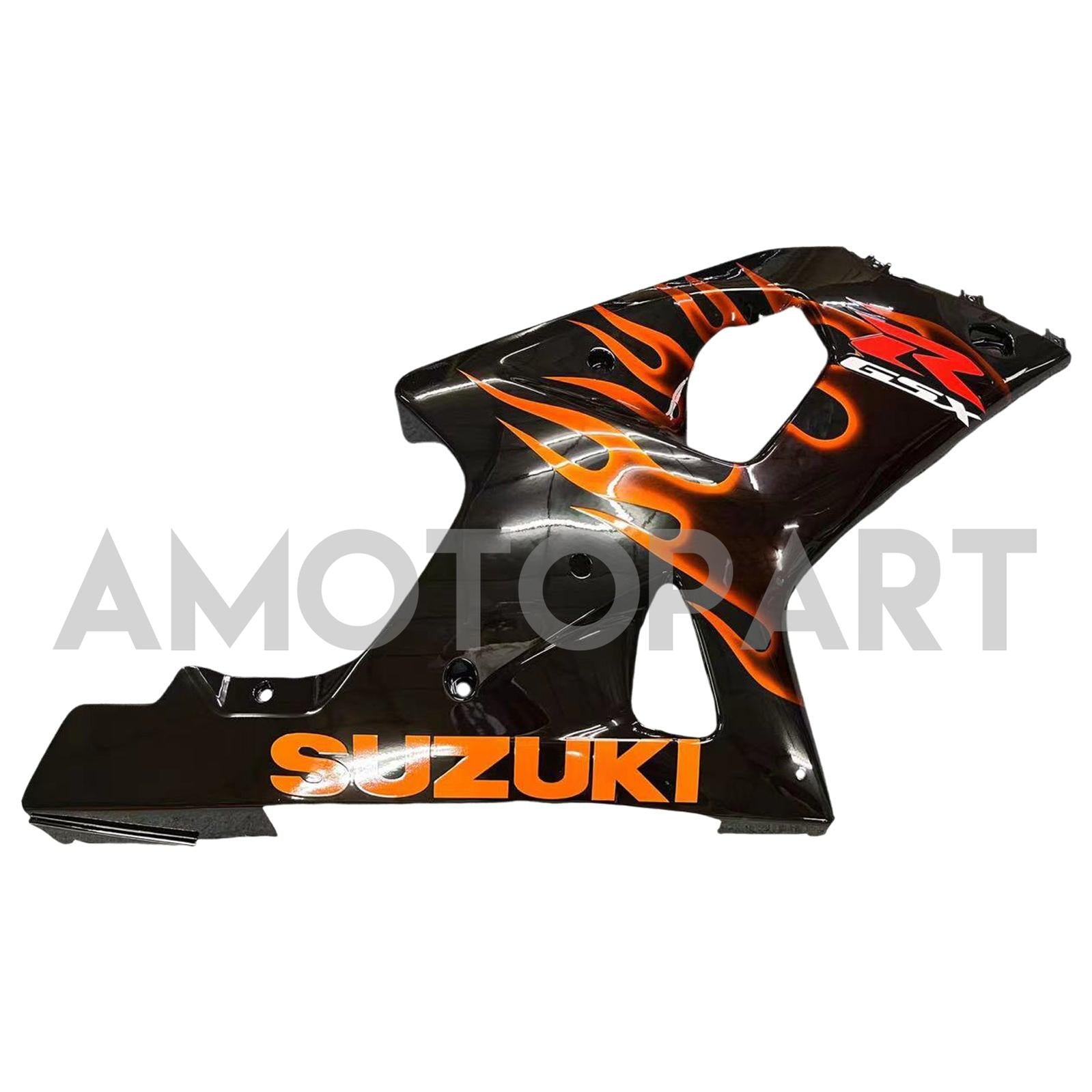 Amotopart Suzuki 2000-2002 GSXR1000 Black Orange Fairing Kit