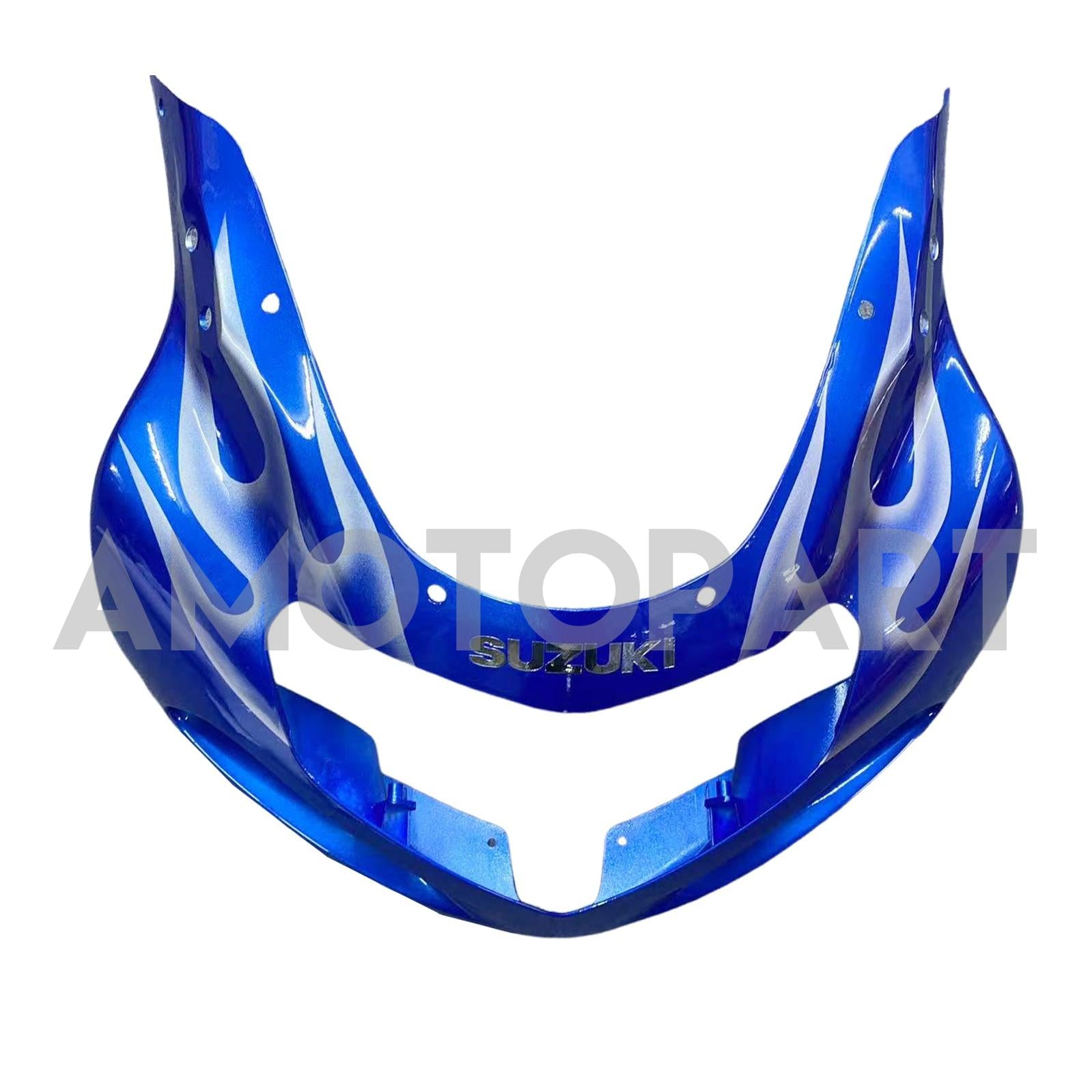 Amotopart 2000-2002 K1 K2 GSXR1000 Suzuki Blue&White Flame Fairing Kit