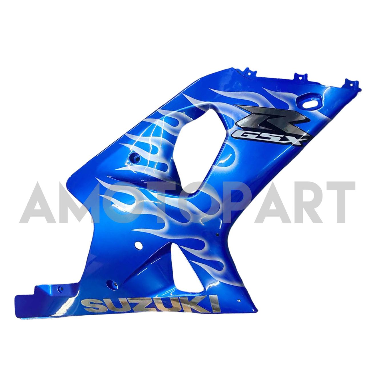 Amotopart 2000-2002 K1 K2 GSXR1000 Suzuki Blue&White Flame Fairing Kit