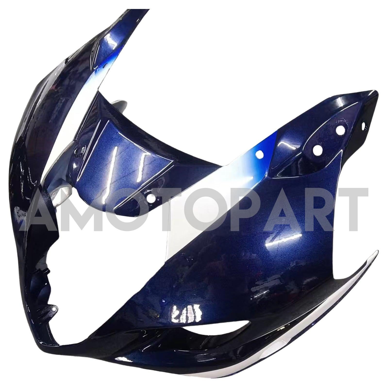 Carénage Amotopart pour Suzuki GSXR1000 2003-2004, bleu multi&Kit blanc