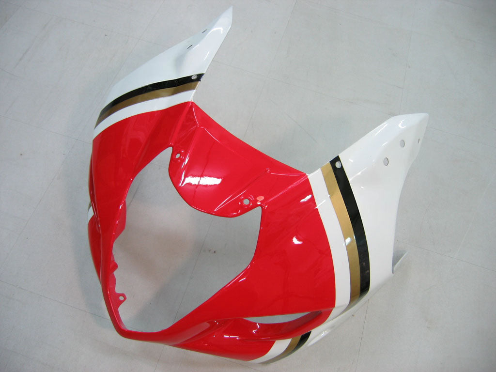 Amotopart 2003-2004 Suzuki GSXR1000 Fairing White&Red Kit