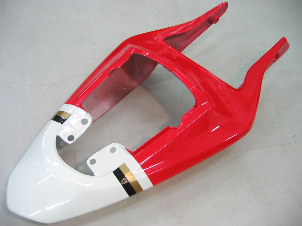 Amotopart 2003-2004 Suzuki GSXR1000 Fairing White&Red Kit