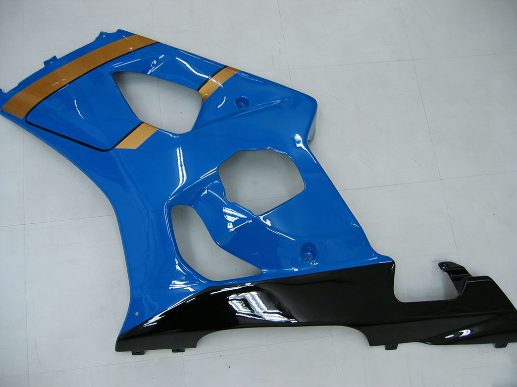 Amotopart 2003-2004 Suzuki GSXR1000 Fairing Multi Blue Kit