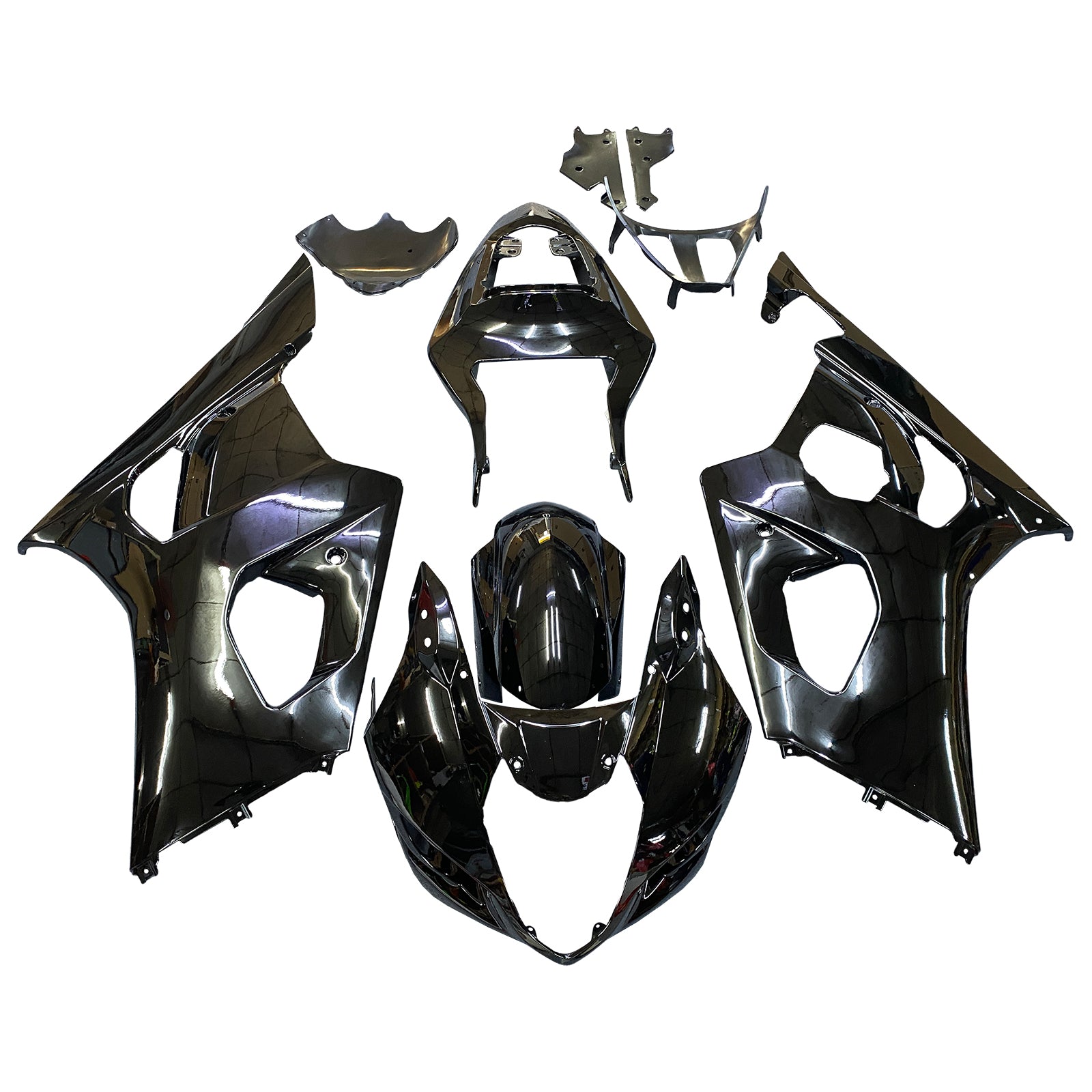 Amotopart 2003-2004 Suzuki GSXR1000 Fairing G-Black Kit