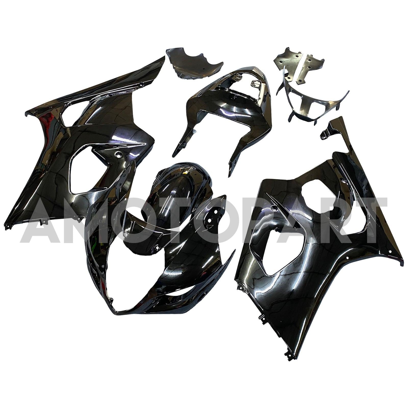 Amotopart 2003-2004 Suzuki GSXR1000 Verkleidung G-Black Kit