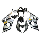 Amotopart 2003-2004 Suzuki GSXR1000 Kit de carenado negro y gris