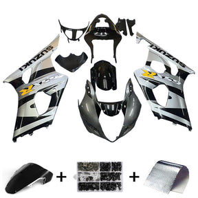 Amotopart 2003-2004 Suzuki GSXR1000 Fairing Black&Grey Kit