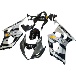 Amotopart 2003-2004 Suzuki GSXR1000 Fairing Black&Grey Kit