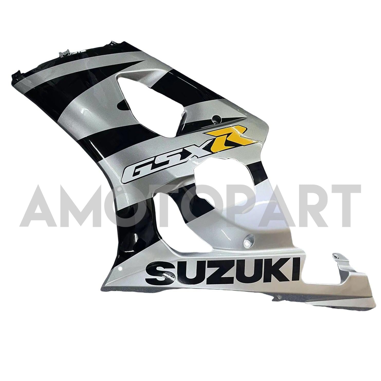 Amotopart 2003-2004 Suzuki GSXR1000 Fairing Black&Grey Kit