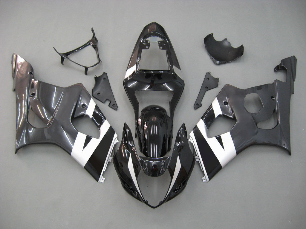 Amotopart 2003-2004 Suzuki GSXR1000 Fairing Black Kit