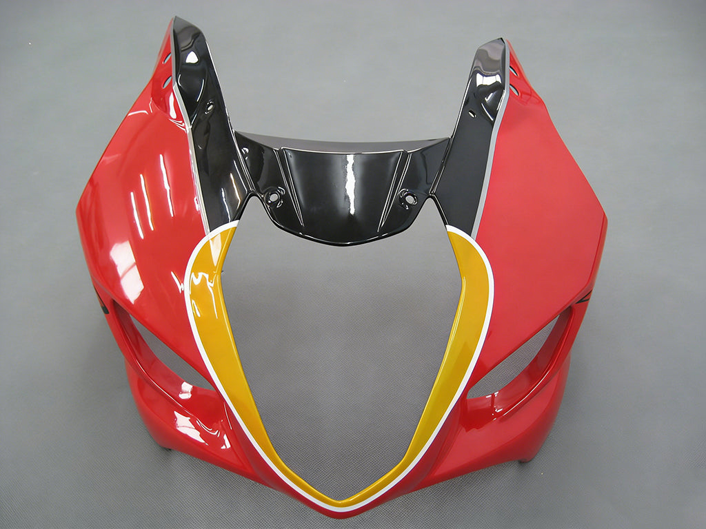 Carenagem Amotopart Suzuki GSXR1000 2003-2004 Multi Vermelha&Bfalta Kit