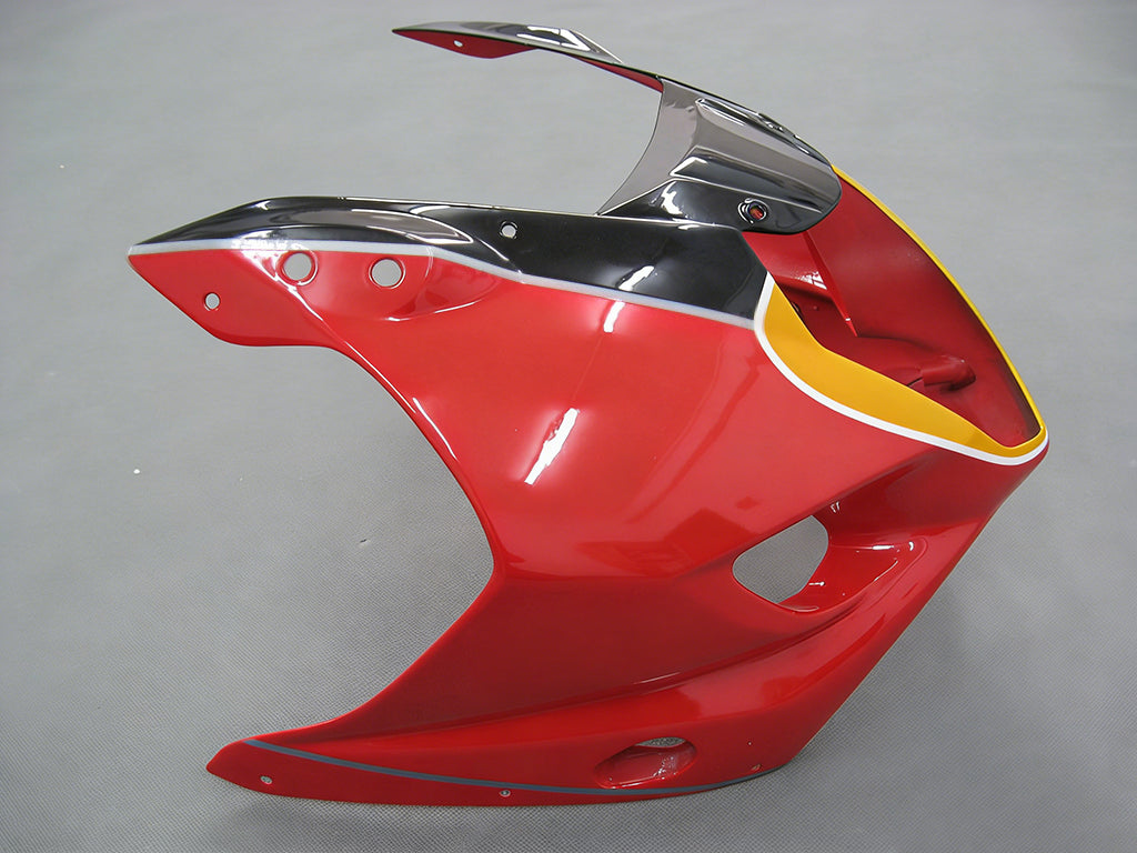 Carenagem Amotopart Suzuki GSXR1000 2003-2004 Multi Vermelha&Bfalta Kit