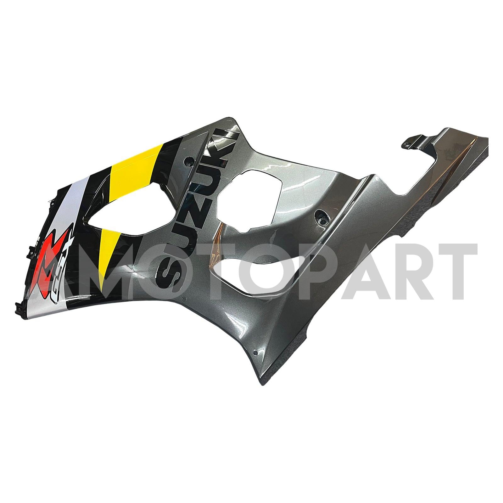 Amotopart 2003–2004 Suzuki GSXR1000 Verkleidung, Gelb&Schwarzes Kit