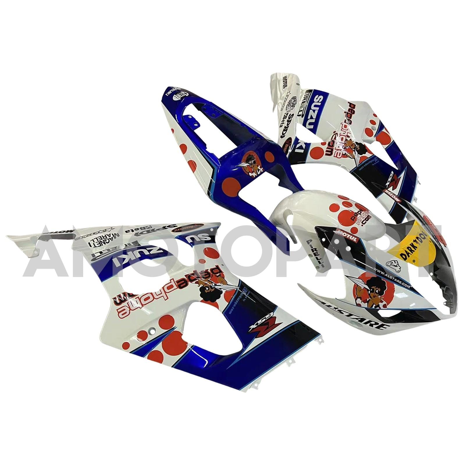 Amotopart 2003-2004 Suzuki GSXR1000 Fairing Multi Kit