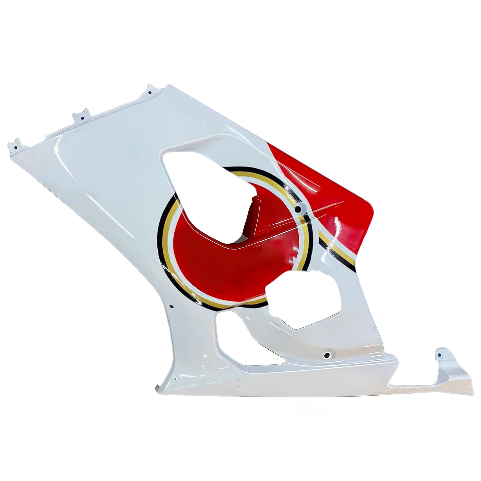 Amotopart 2003-2004 Suzuki GSXR1000 Fairing White & Red Multi Kit