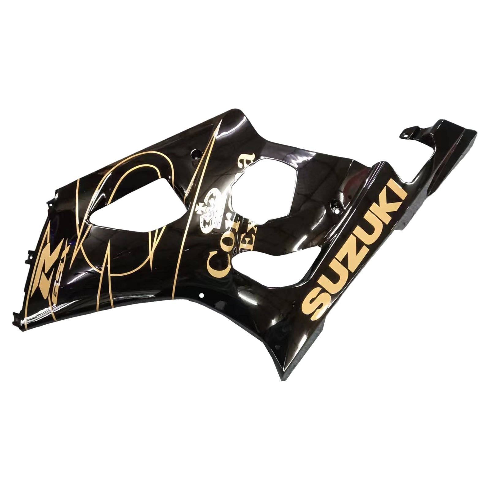 Amotopart Suzuki 2003-2004 GSXR1000 Black Golden Fairing Kit