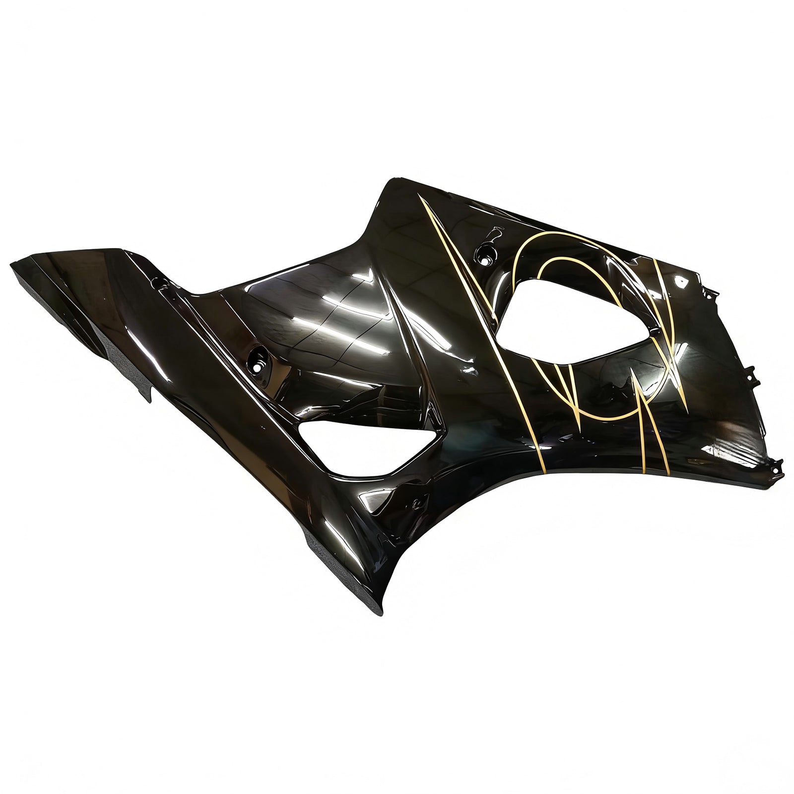 Amotopart Suzuki 2003-2004 GSXR1000 Black Golden Fairing Kit
