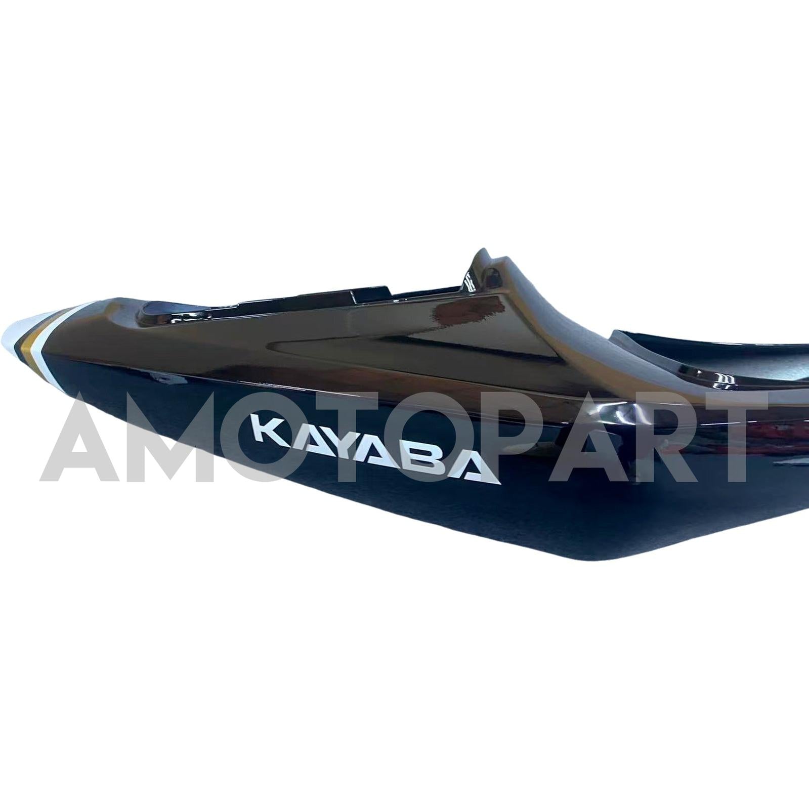 Amotopart Suzuki 2003-2004 GSXR1000 Black White Golden Fairing Kit