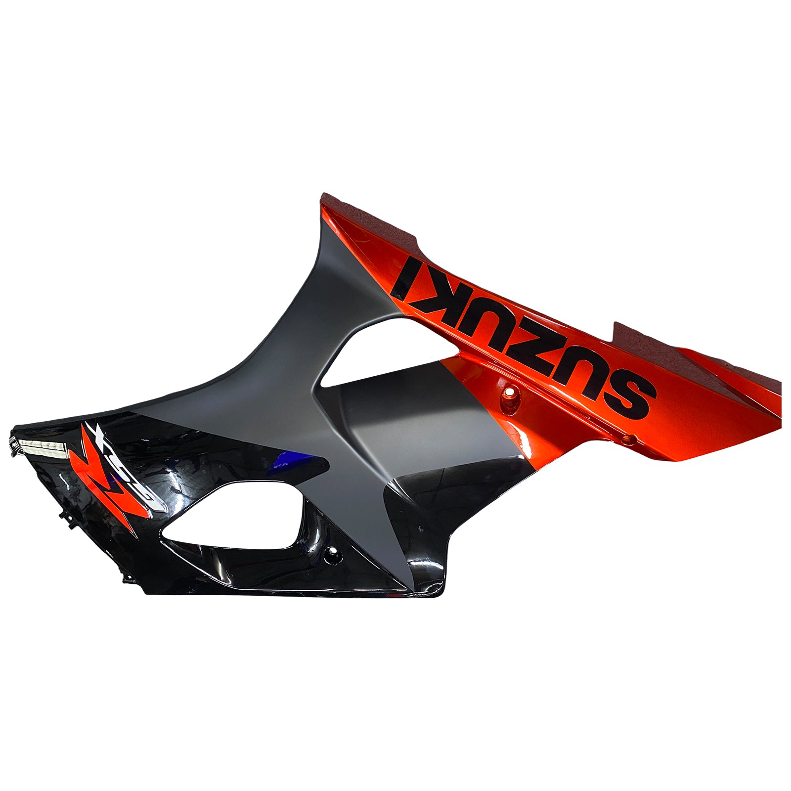 Amotopart 2003-2004 K3 Suzuki GSXR1000 Glanzschwarz & Rotes Verkleidungsset