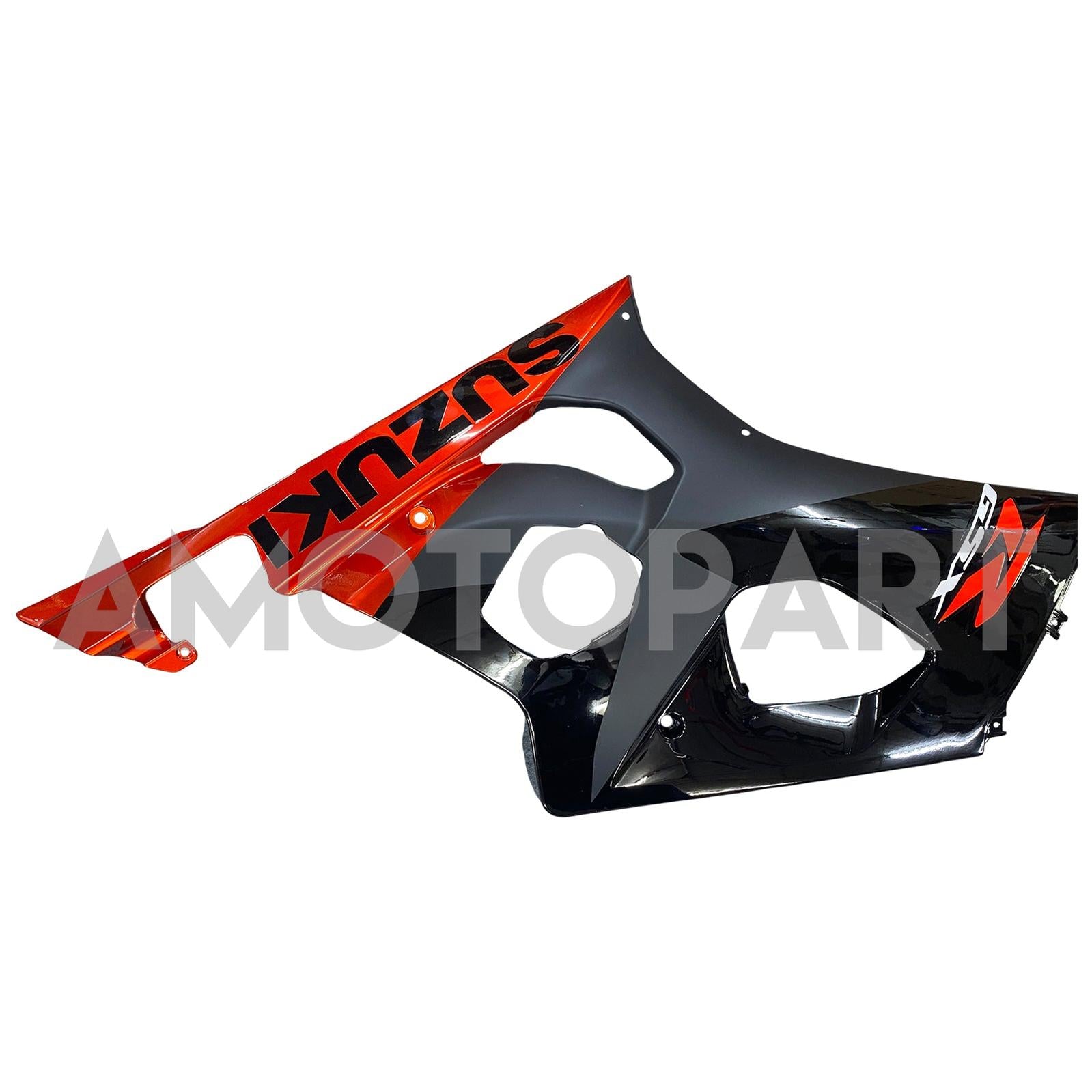 Amotopart 2003-2004 K3 Suzuki GSXR1000 Gloss Black & Red Fairing Kit