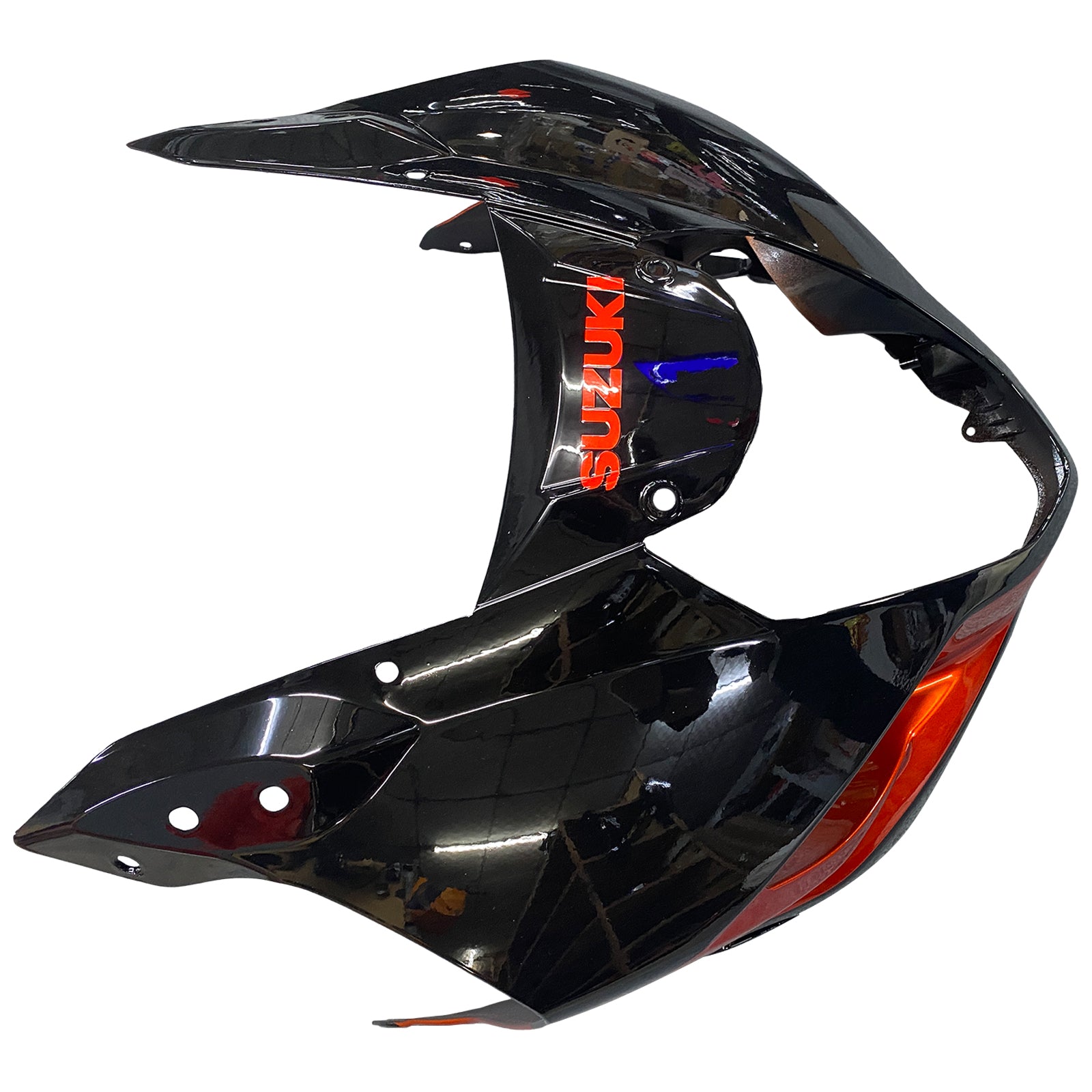 Amotopart 2003-2004 K3 Suzuki GSXR1000 Glanzschwarz & Rotes Verkleidungsset