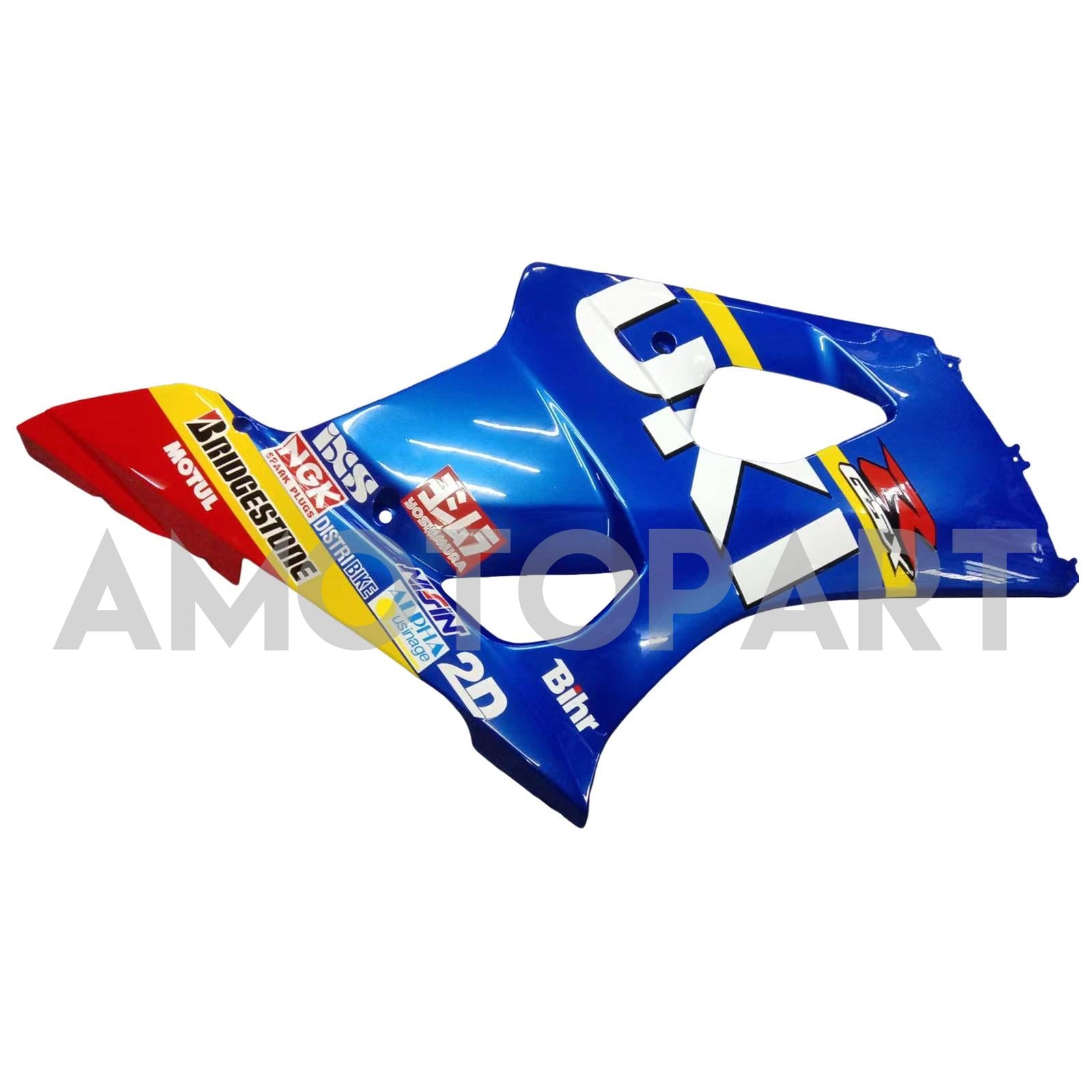 Amotopart 2003-2004 K3 Suzuki GSXR1000 Blue&Yellow Fairing Kit