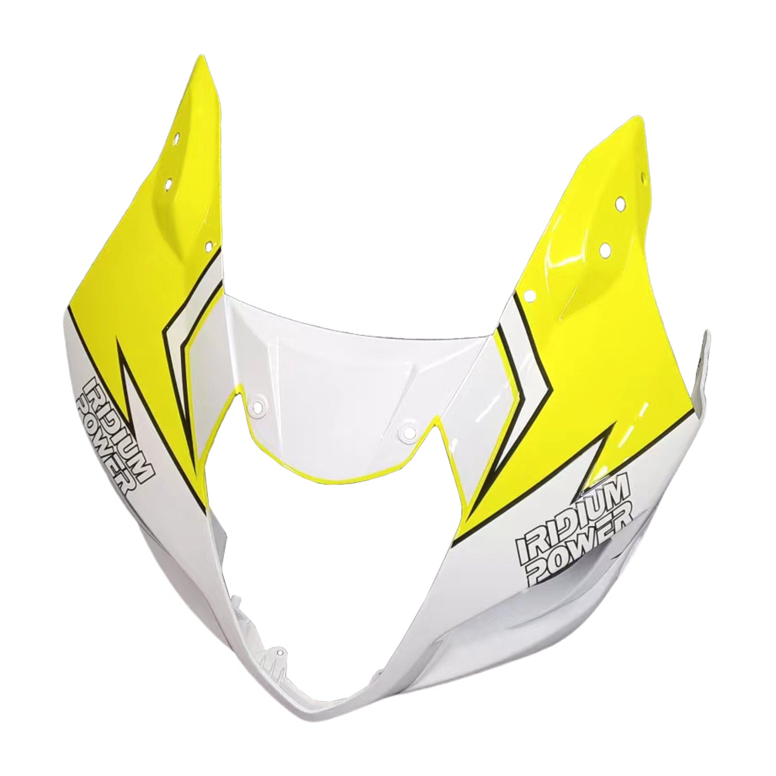 Amotopart 2003-2004 K3 Suzuki GSXR1000 Kit de carénage japonais blanc et jaune