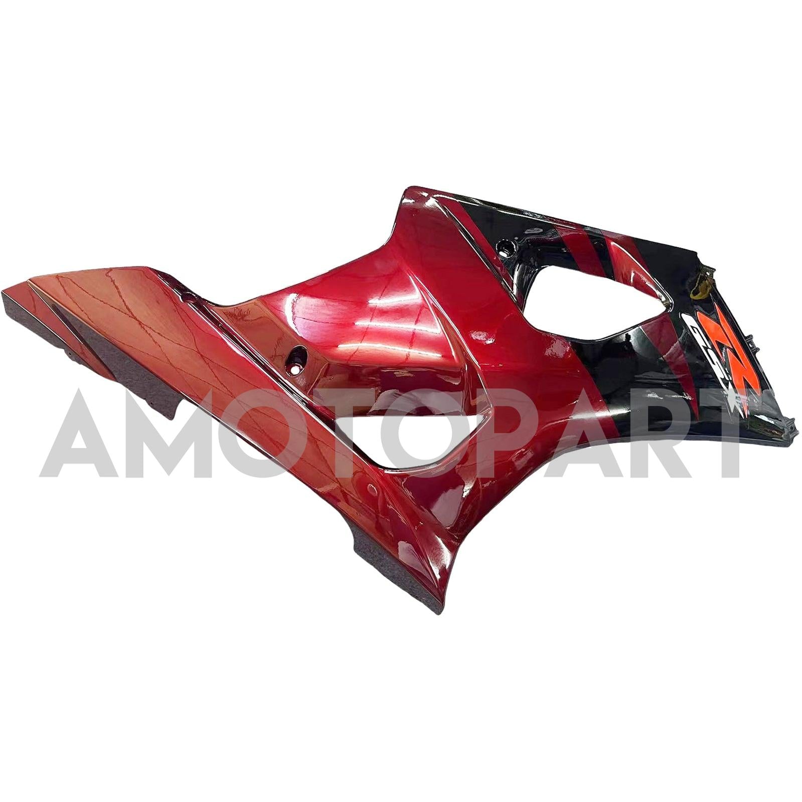 Amotopart 2003-2004 K3 GSXR1000 Suzuki Dark Red & Black Fairing Kit