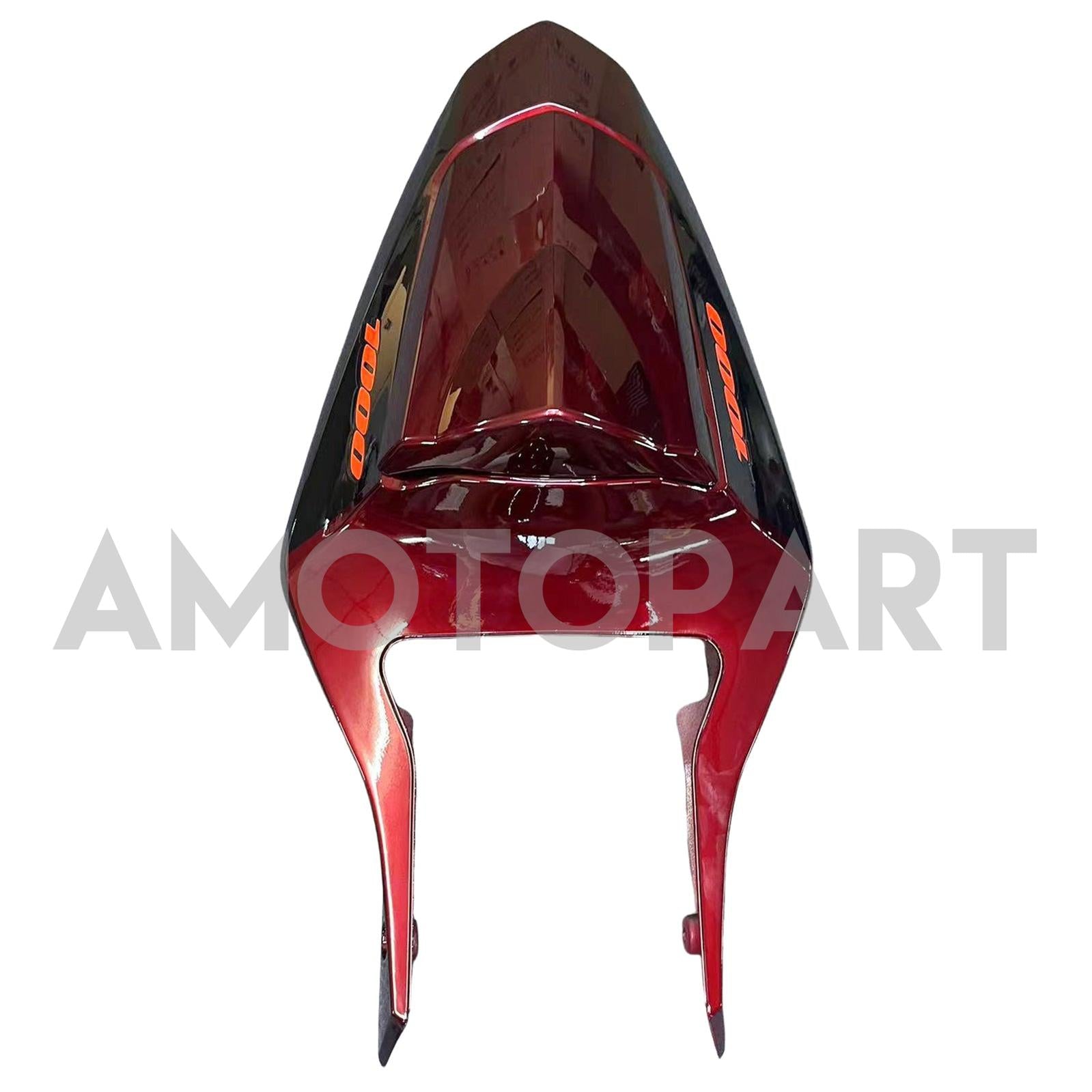 Amotopart 2003-2004 K3 GSXR1000 Suzuki Dark Red & Black Fairing Kit