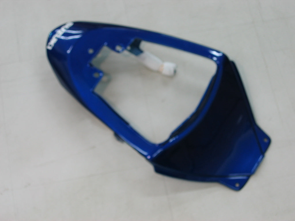 Amotopart 2005-2006 Suzuki GSXR1000 Kit de carenado blanco y azul