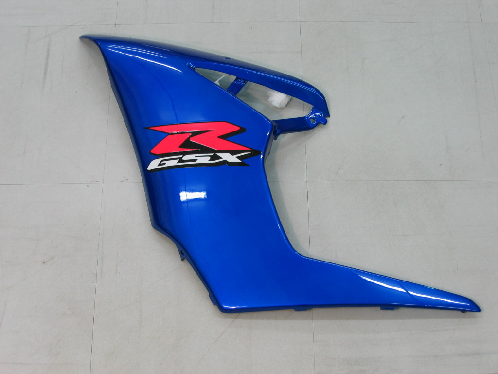 Amotopart 2005-2006 Suzuki GSXR1000 Kit de carenado blanco y azul